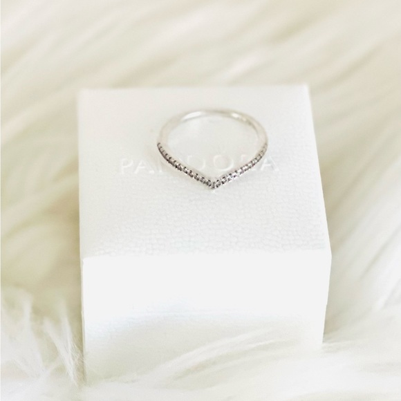 SHIMMERING WISH Cubic Zirconia Sterling Silver 925 Ring by Pandora🤍 - Picture 9 of 16